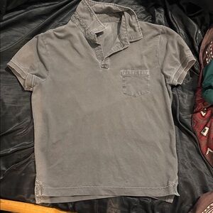Calvin Klein Collection Gray Polo Shirt